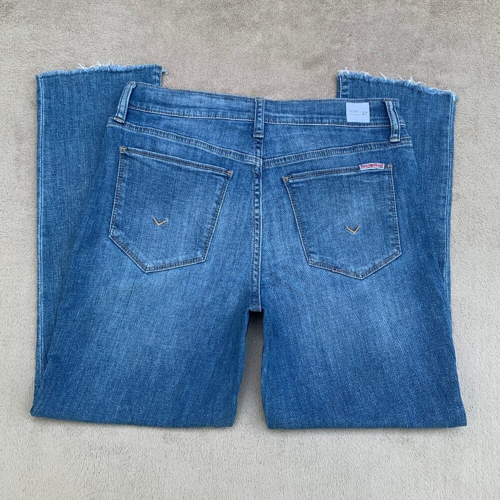 Hudson Natalie Mid Rise Slim Boyfriend Crop Jeans Sz27 - Picture 8 of 16